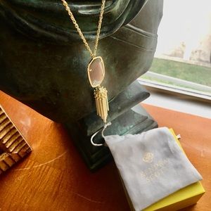 Kendra Scott long tassel necklace.